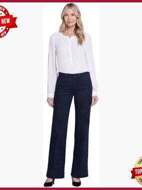 Wide Leg Flare Jeans with Lift Tuck Technology, 33" Inseam